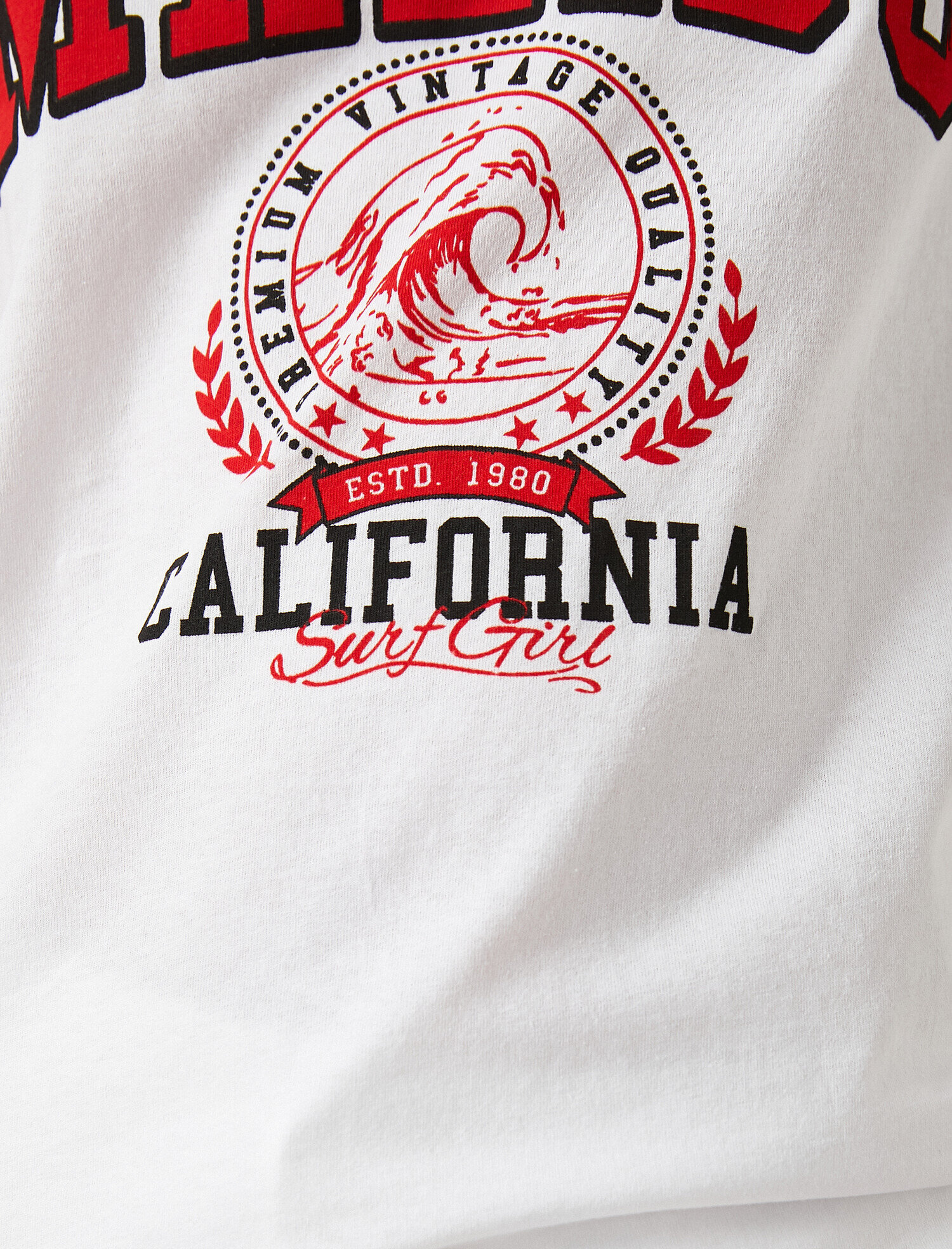   Kısa Kollu Baskılı Tişört