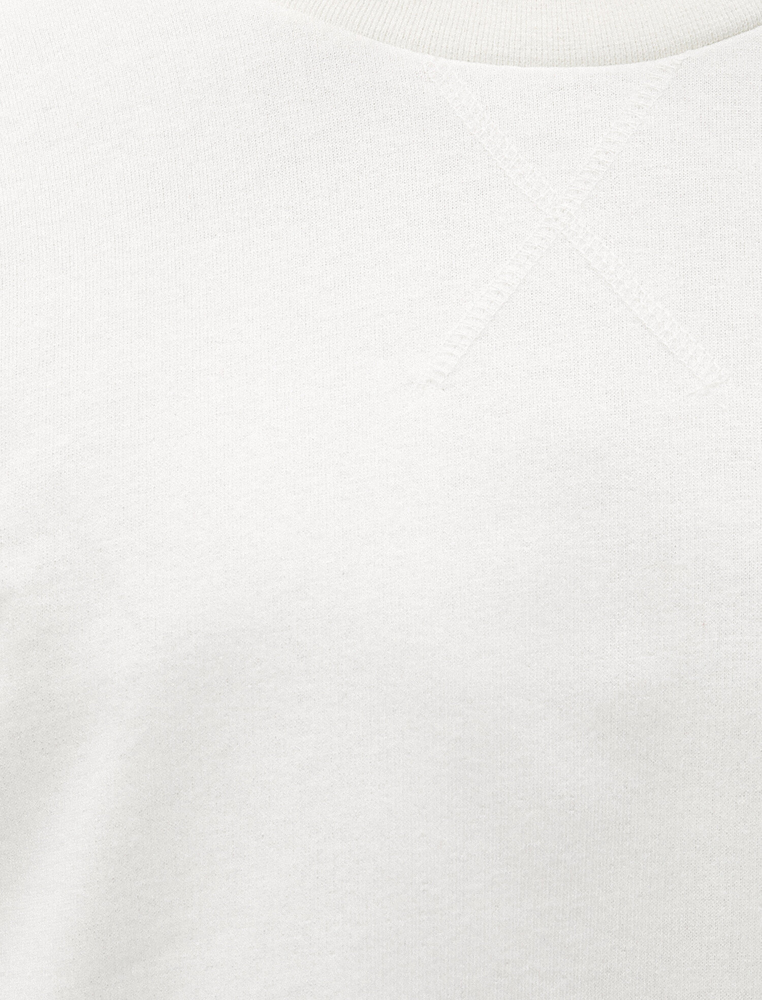 Pamuklu Basic Bisiklet Yaka Uzun Kollu Sweatshirt