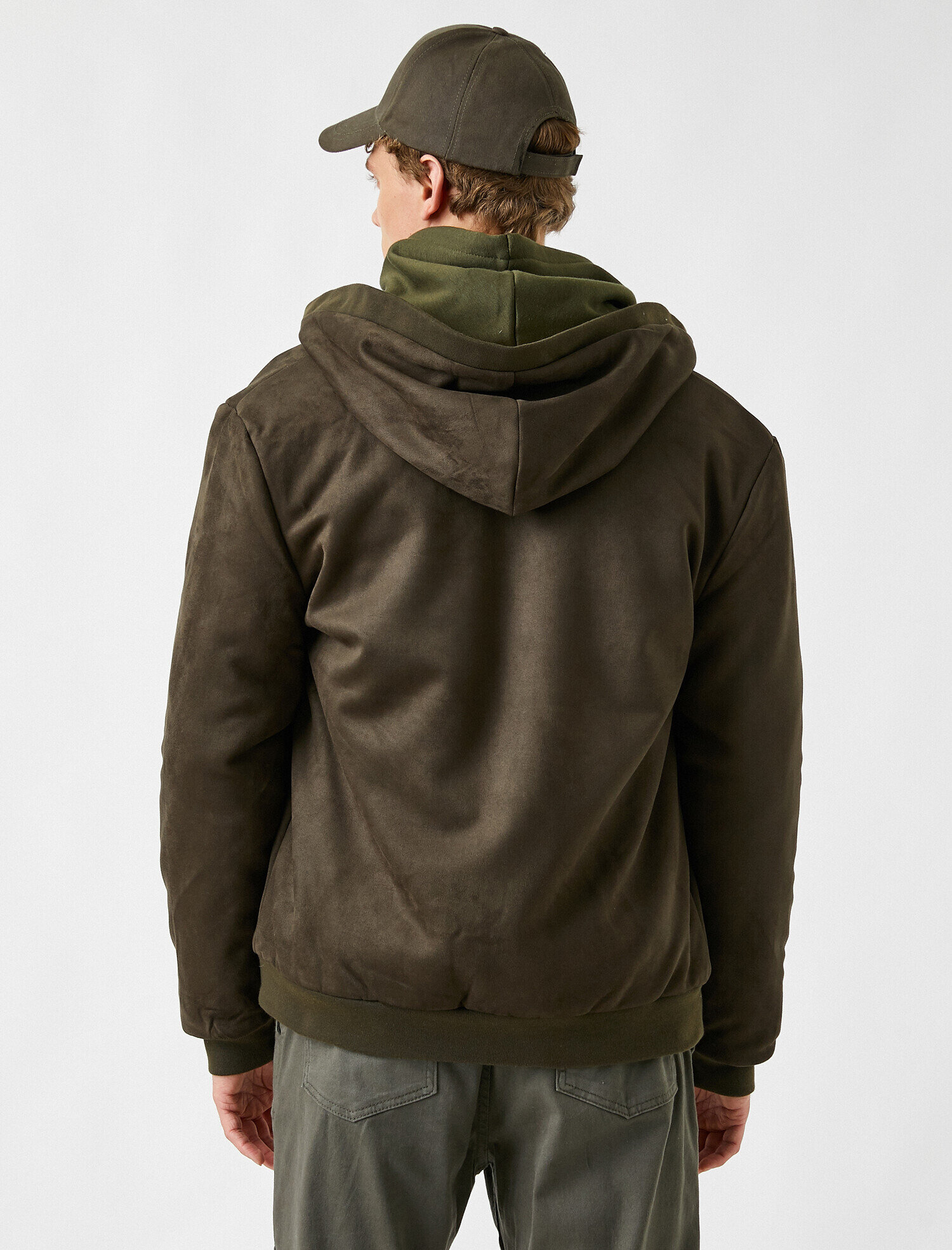   Kapüşonlu Şerpalı Mont