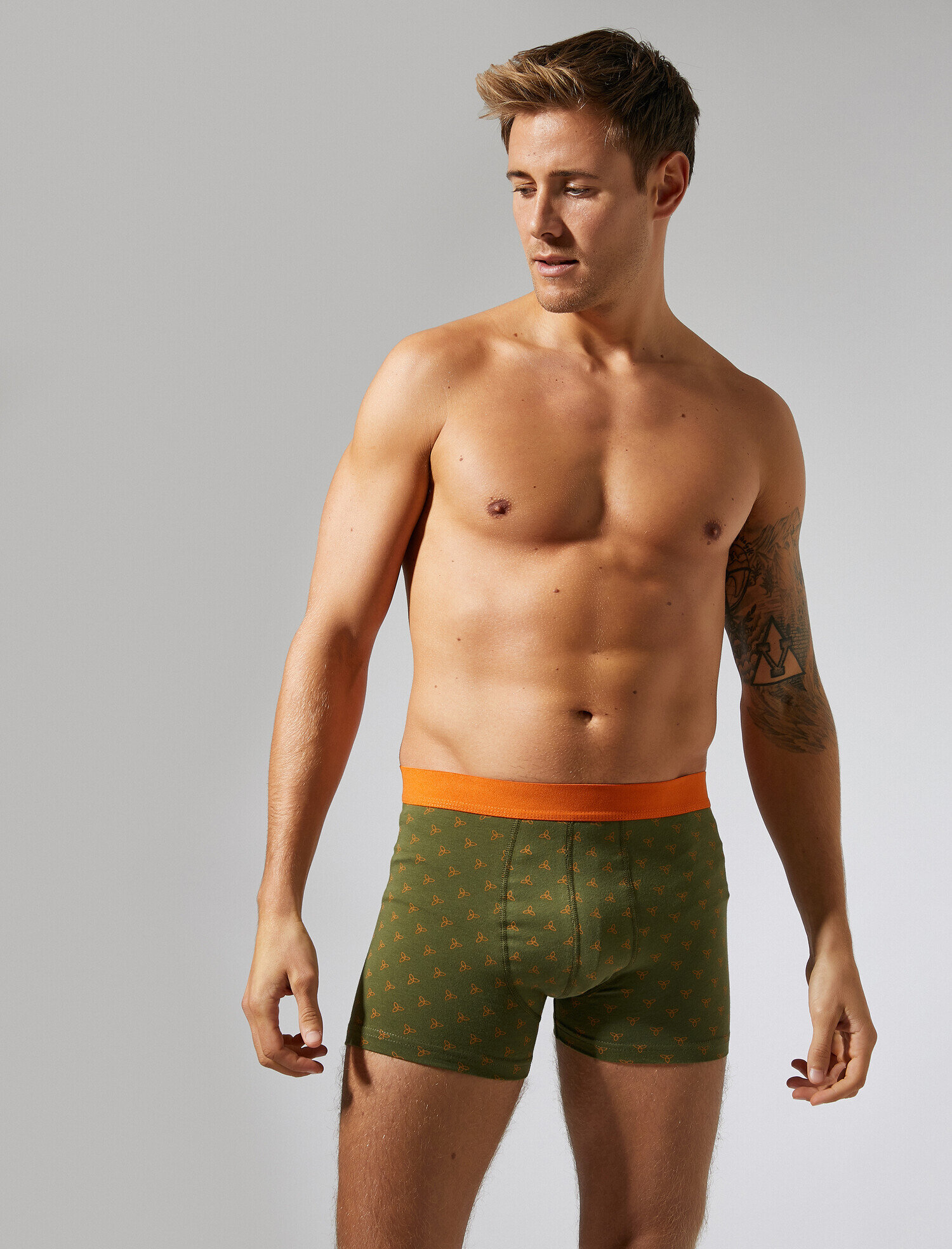   Pamuklu 3'lü Boxer Seti