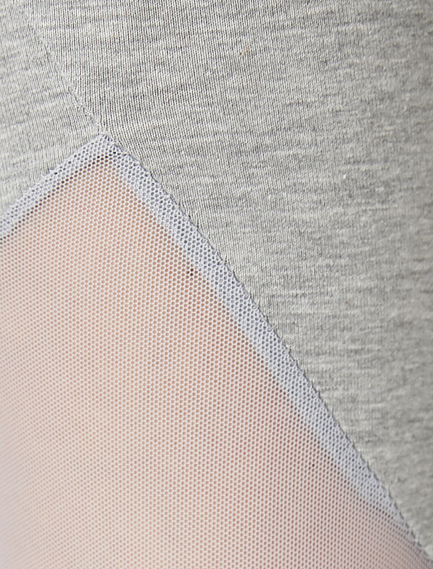   Tül Detaylı Yüksek Bel Pamuklu Tayt