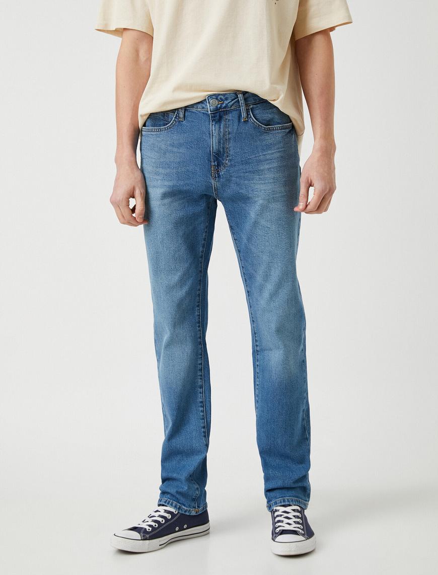   Slim Fit Kot Pantolon - Brad Jean