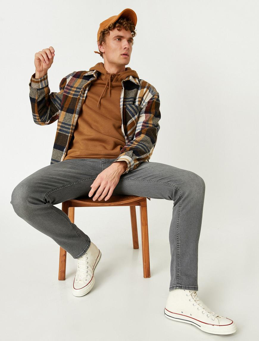   Slim Fit Kot Pantolon - Brad Jean