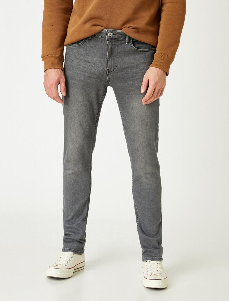   Slim Fit Kot Pantolon - Brad Jean