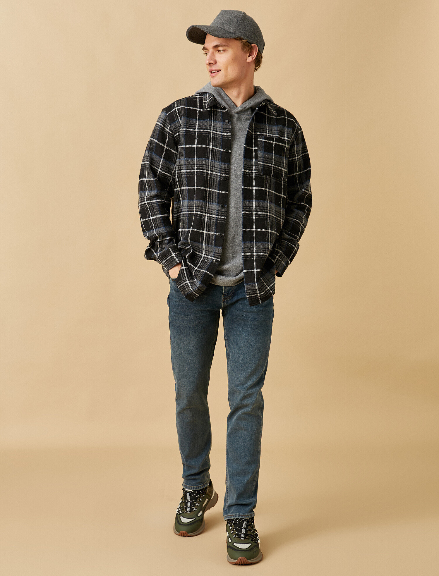   Straight Fit Boru Paça Kot Pantolon - Mark Jean