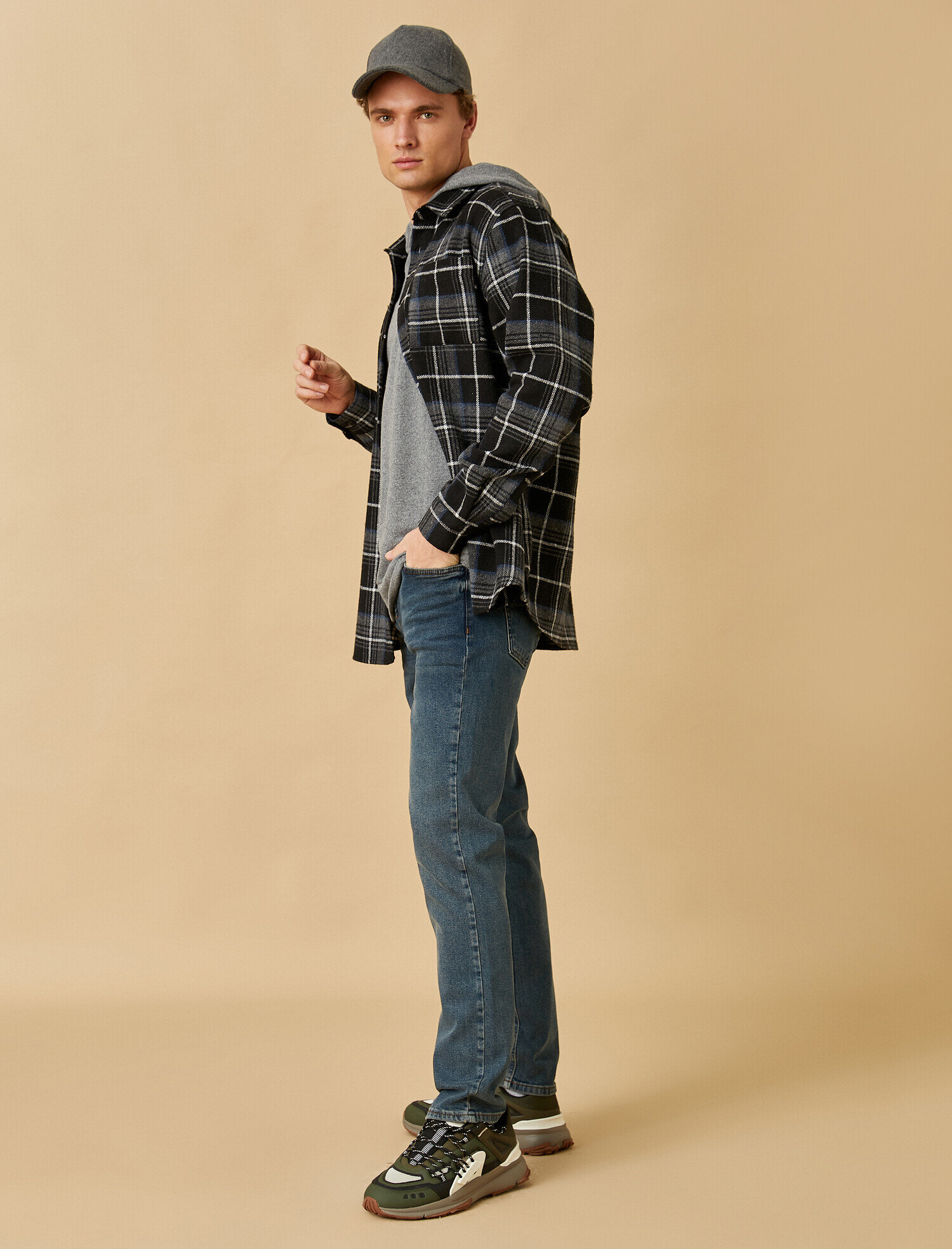   Straight Fit Boru Paça Kot Pantolon - Mark Jean