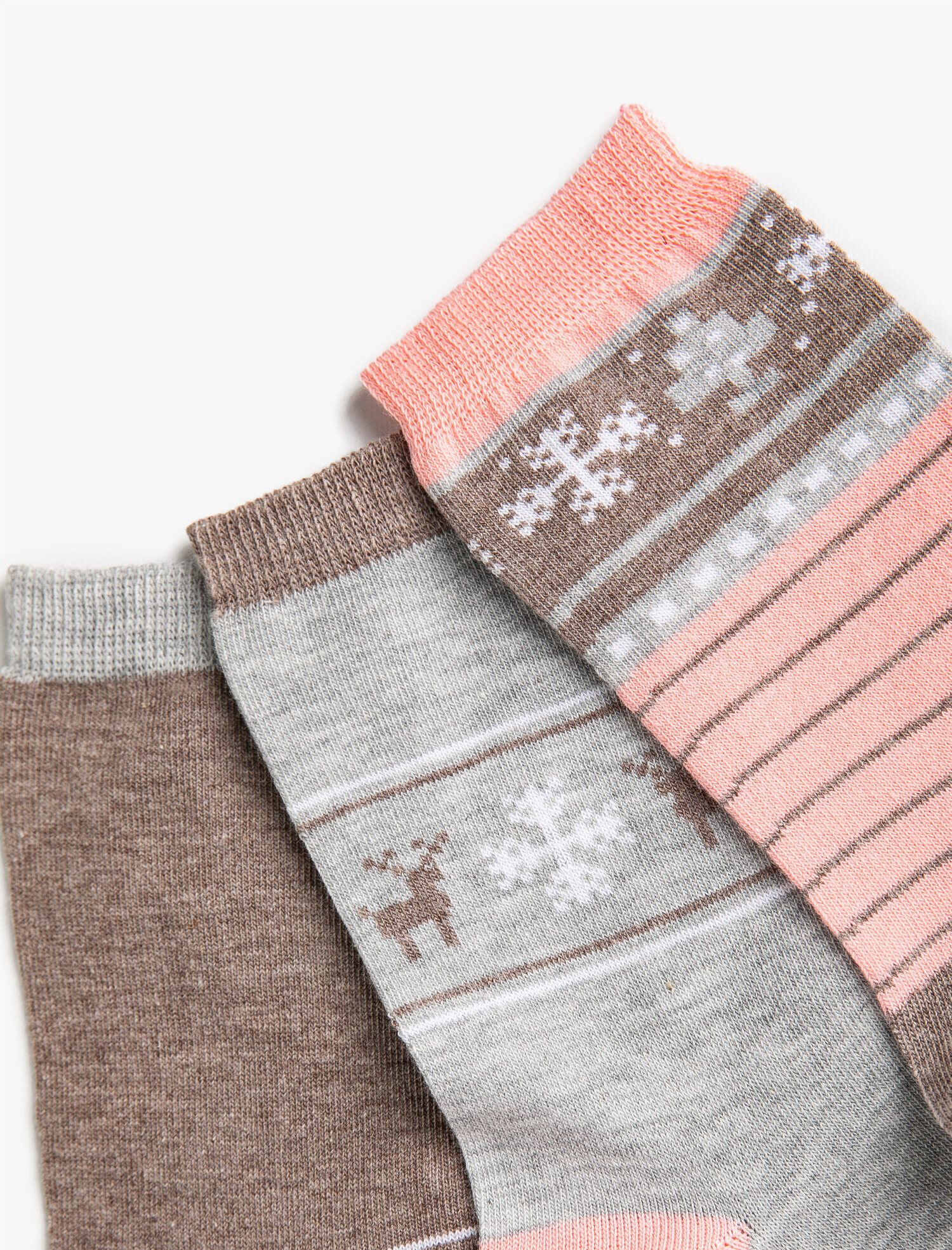  Kadın Yılbaşı Temalı Çorap Seti 3'lü