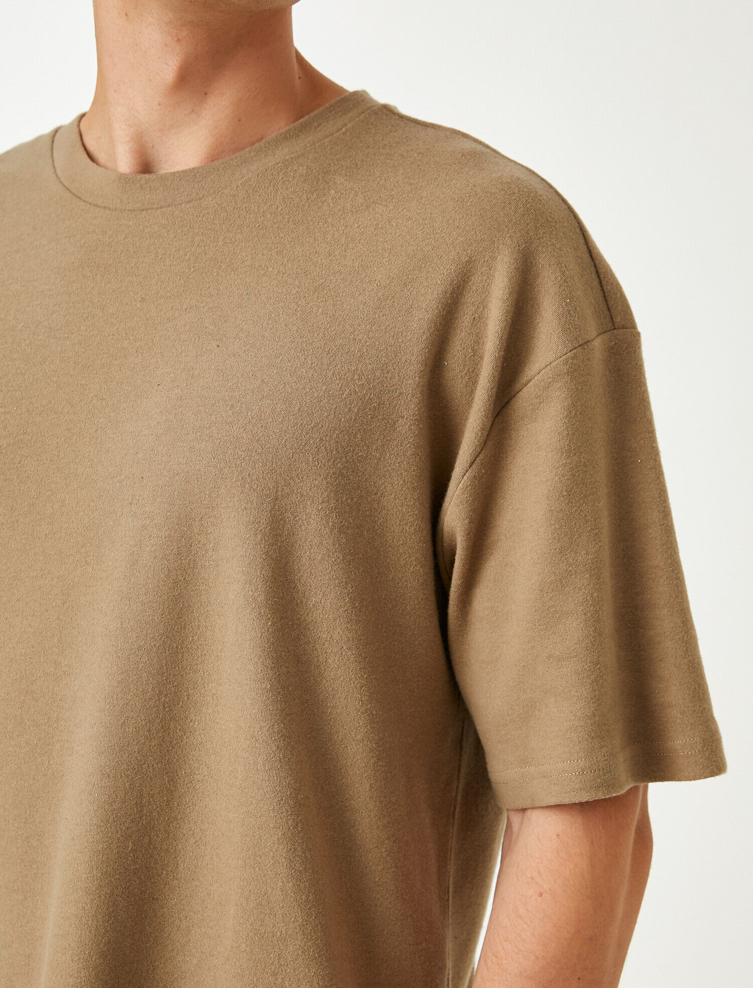 Basic Oversize Tişört Pamuklu