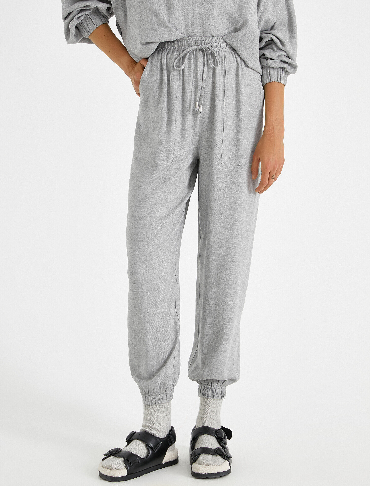   Beli Lastikli Jogger Pantolon