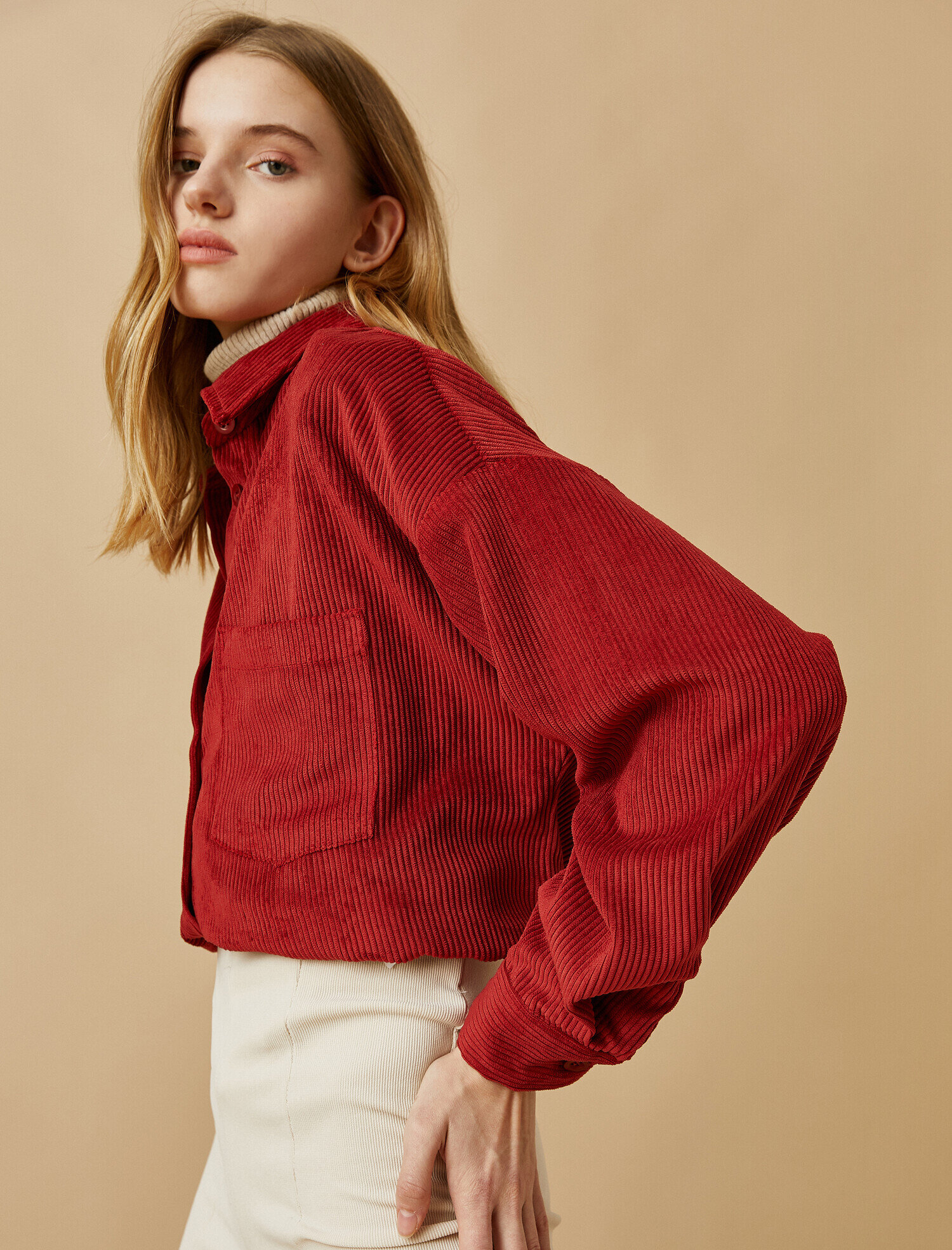   Uzun Kollu Cepli Gömlek