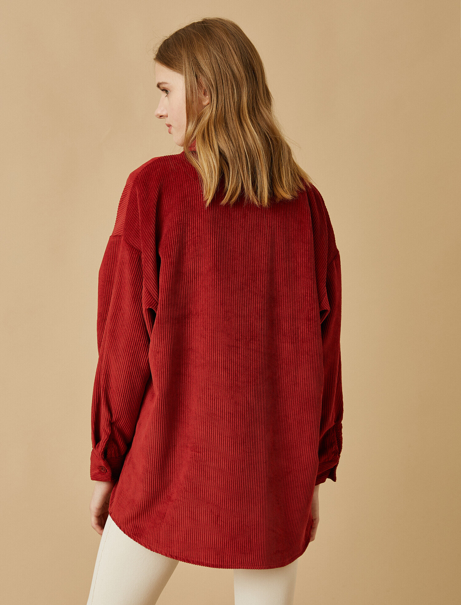   Uzun Kollu Cepli Gömlek