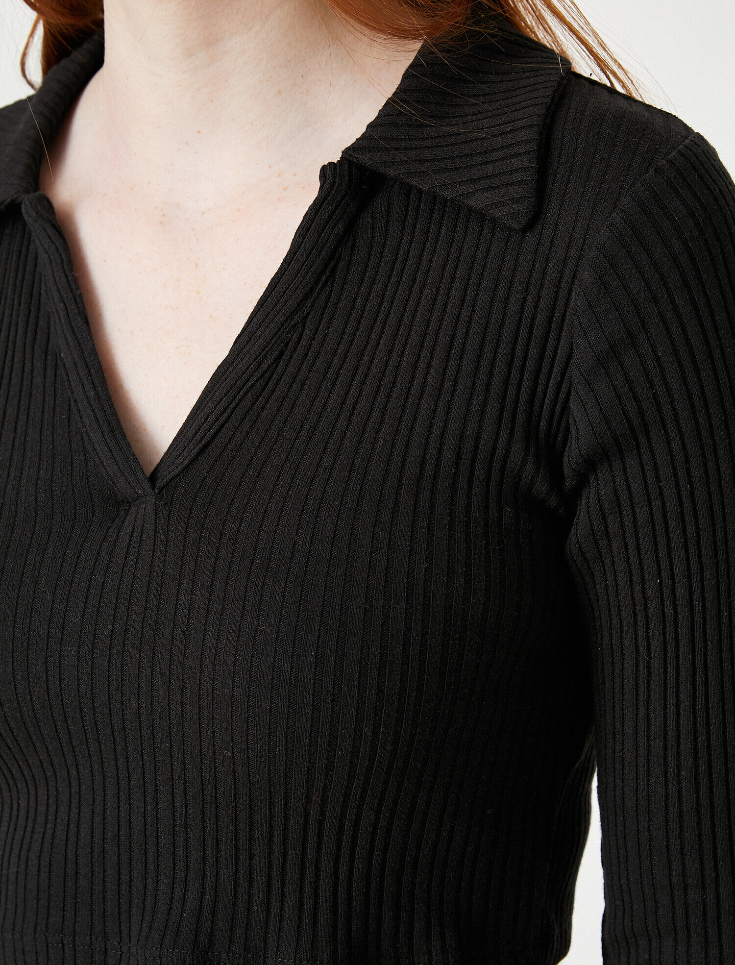   uzun Kollu Tişört Polo Yaka