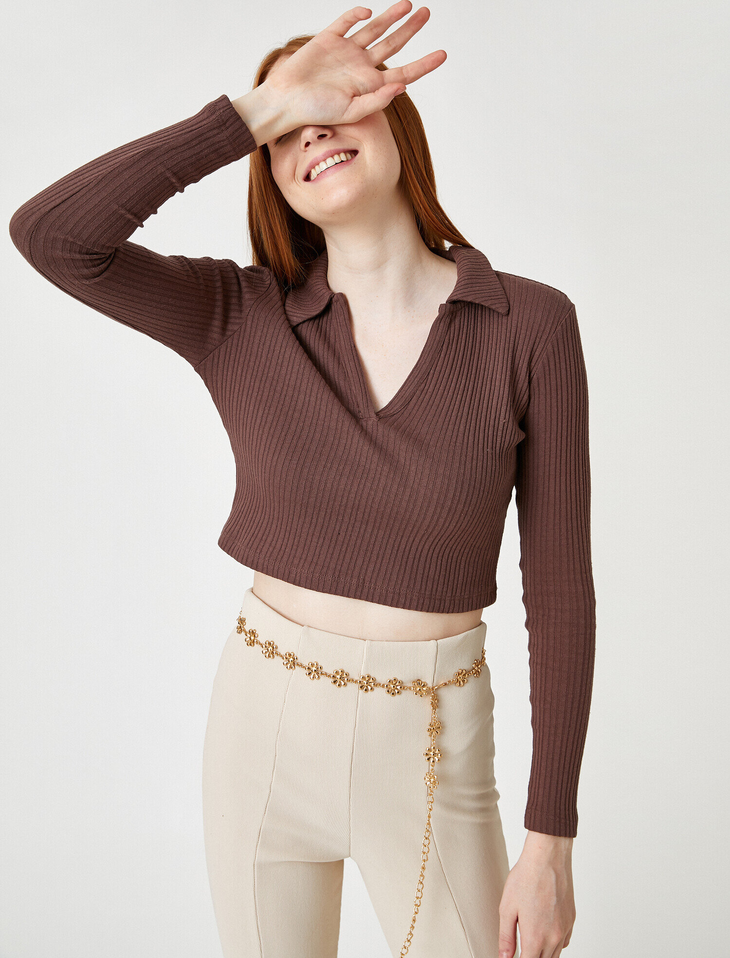   uzun Kollu Tişört Polo Yaka