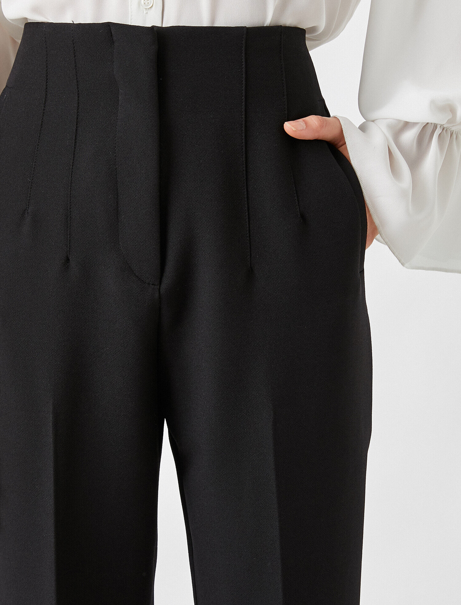   Fermuarlı Cepli Pantolon