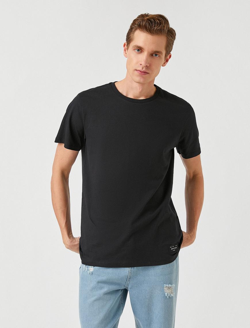   Slim Fit Basic Tişört