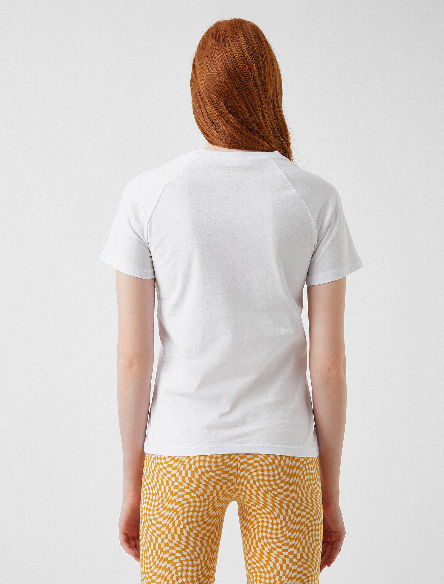   Baskılı Kısa Kollu Pamuklu Tişört