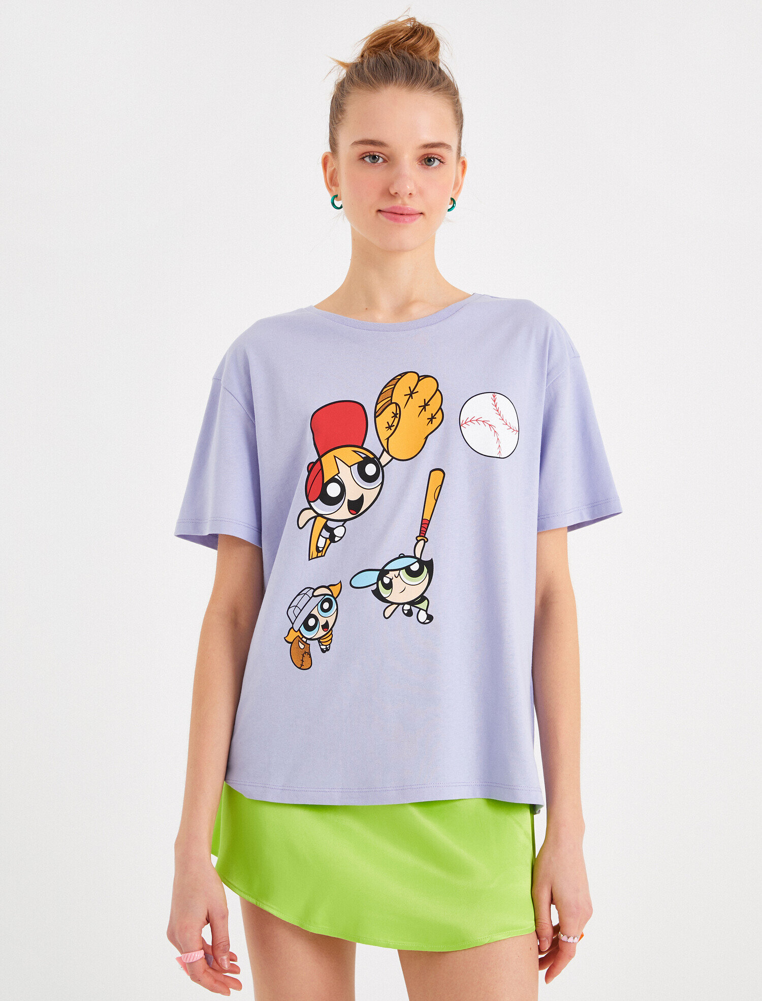   Power Puff Girls Lisanslı Kısa Kollu Tişört