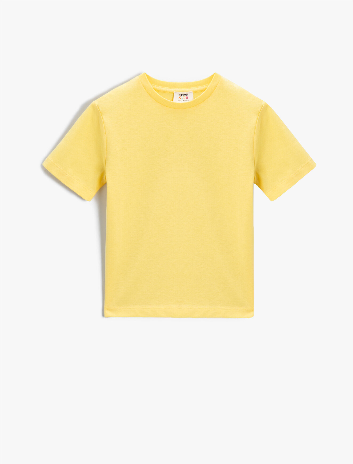  Erkek Çocuk Basic Kısa Kollu Tişört Pamuklu