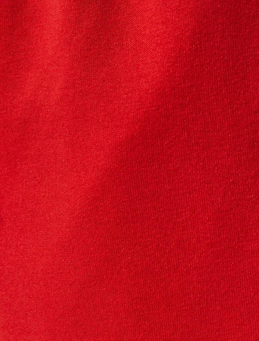   Slim Fit Şeritli Şort