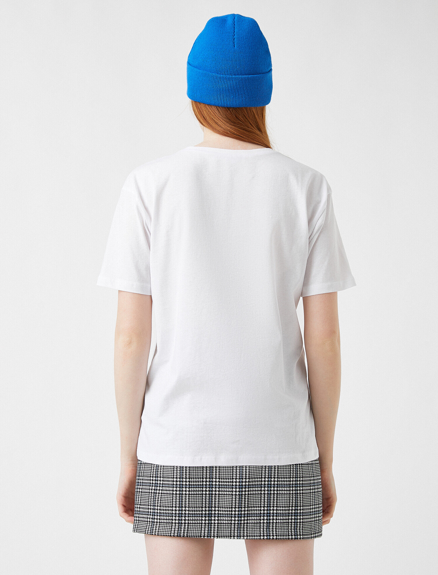   Baskılı Kısa Kollu Pamuklu Tişört