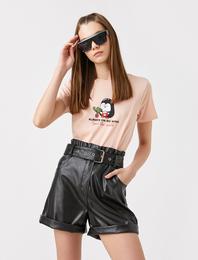 Baskılı Kısa Kollu Tişört