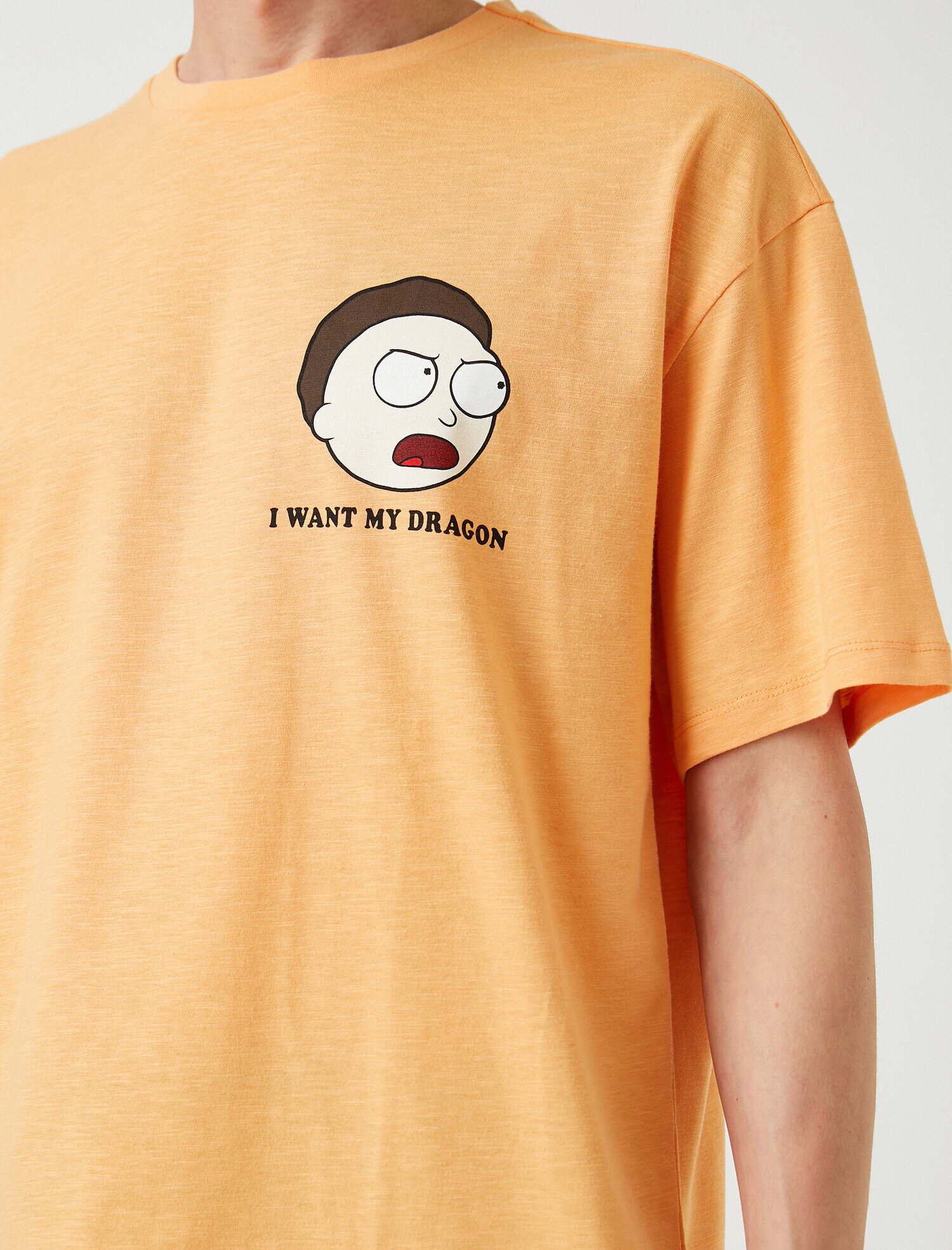   Rick and Morty Oversize Tişört Lisanslı Baskılı