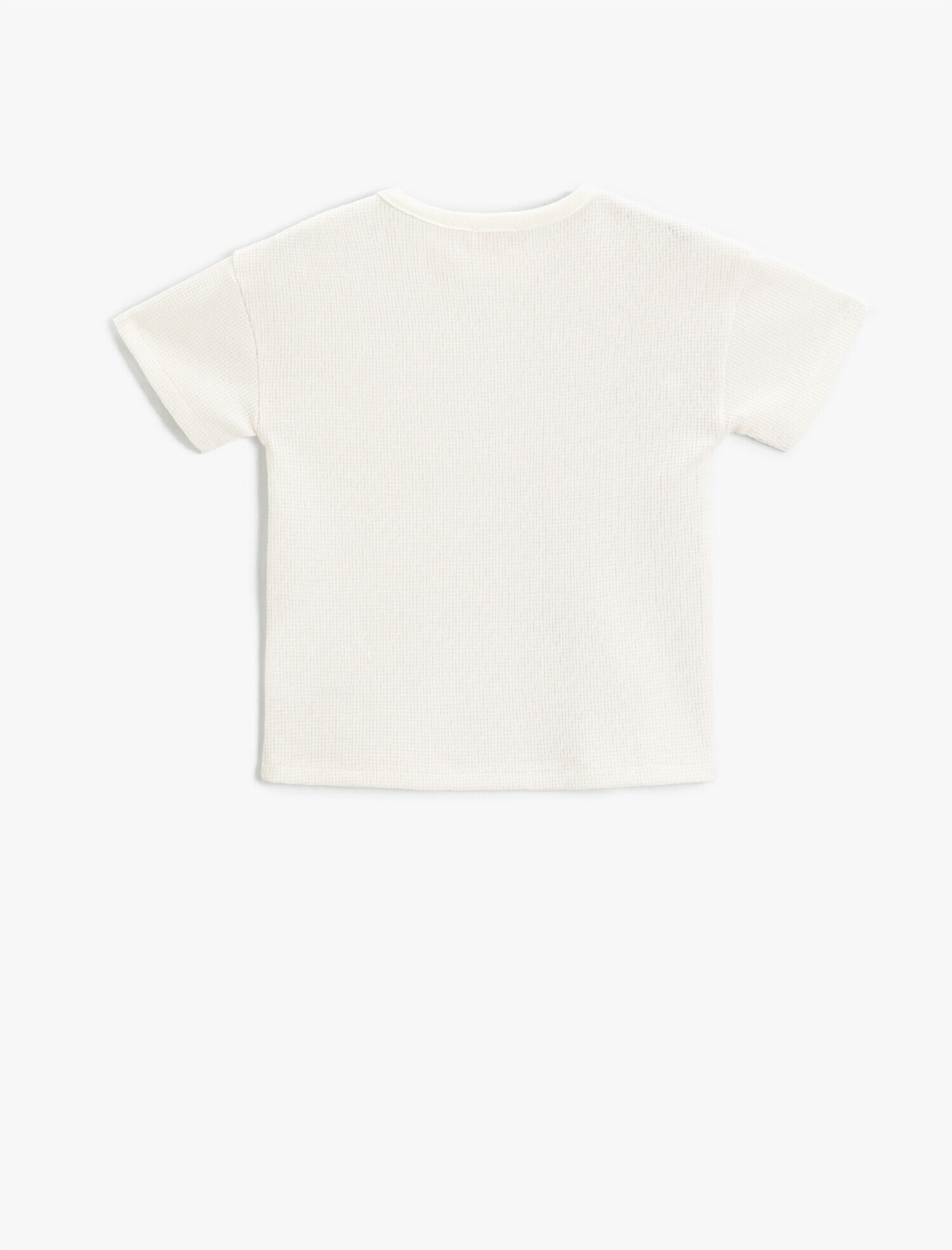  Erkek Çocuk Dokulu Baskılı Kısa Kollu Tişört