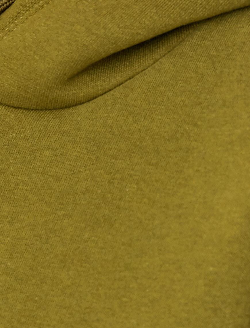   Oversize Kapüşonlu Sweatshirt Bağcık Detaylı
