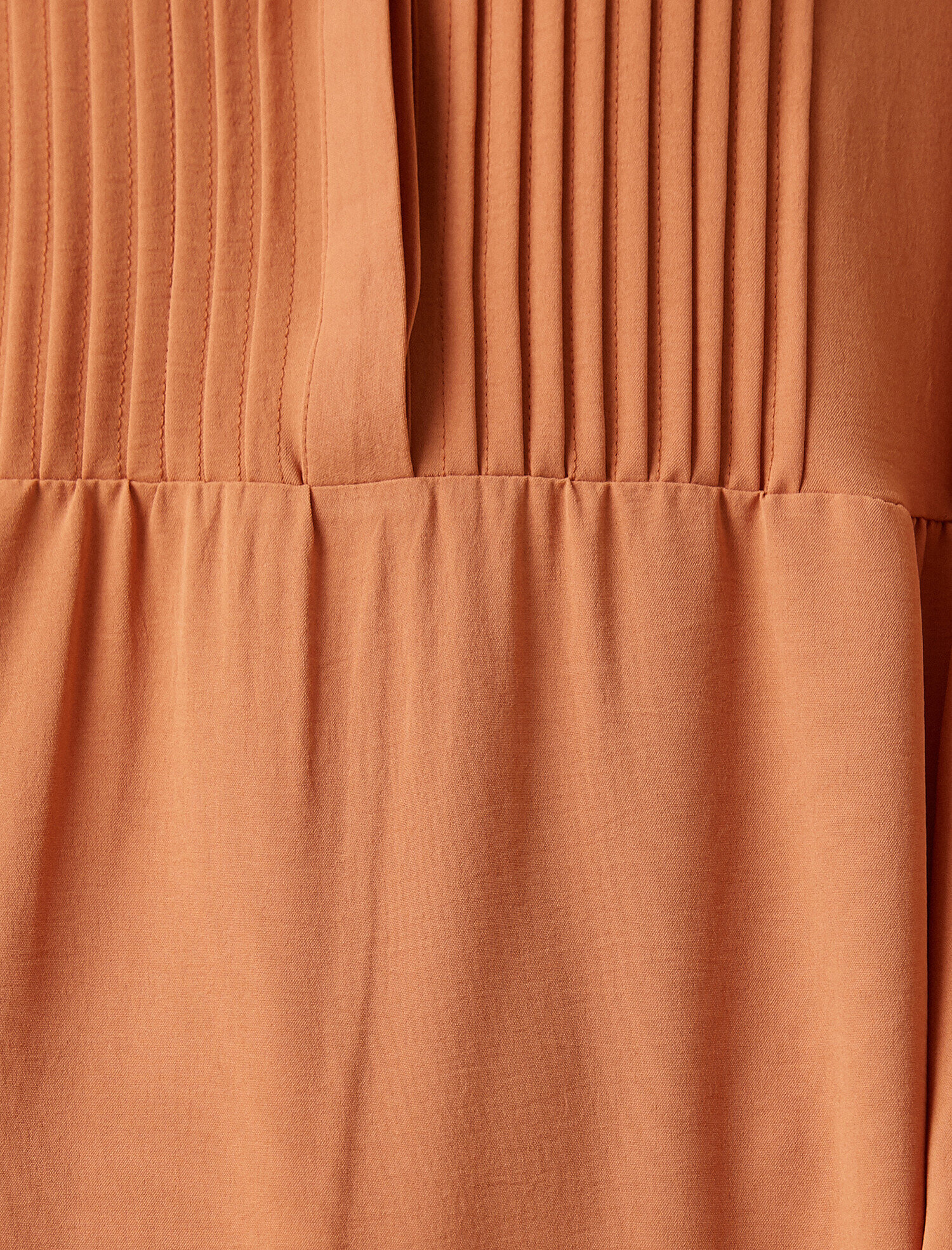   Fitil Detaylı Uzun Elbise