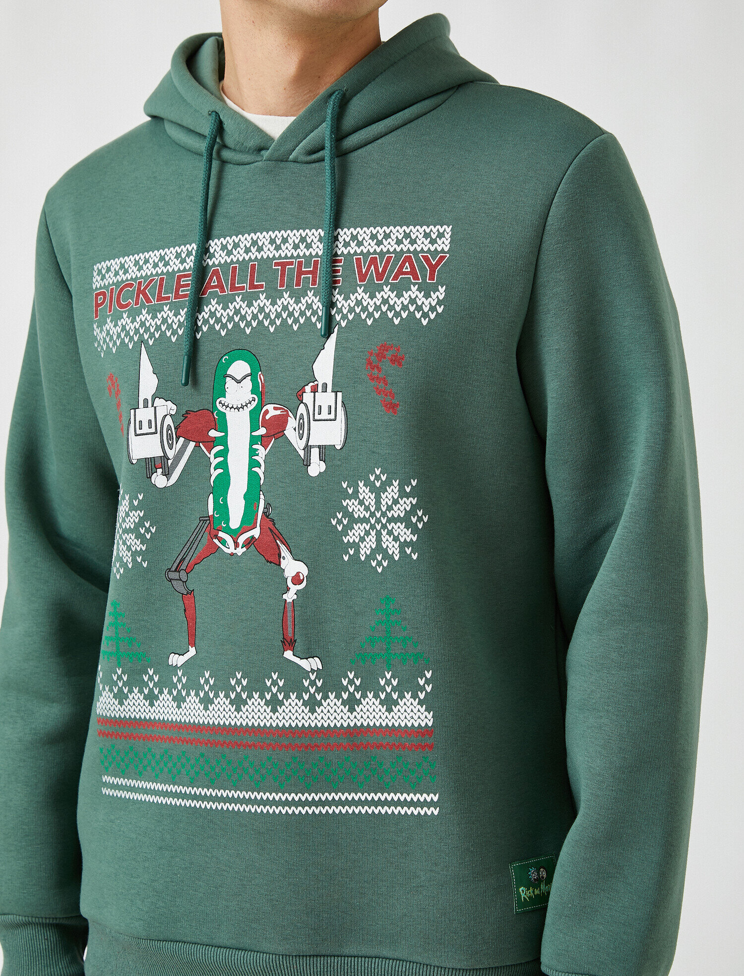   Rick and Morty Yılbaşı Sweatshirt Lisanslı Baskılı