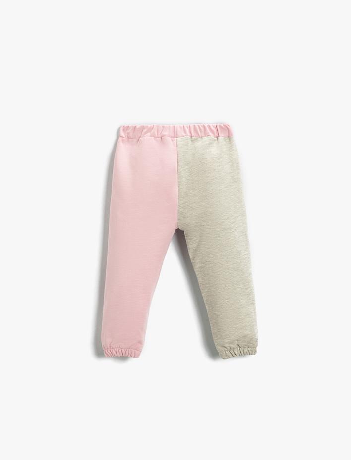 Kız Bebek Minnie Mouse Baskılı Jogger Eşofman Altı Pamuklu