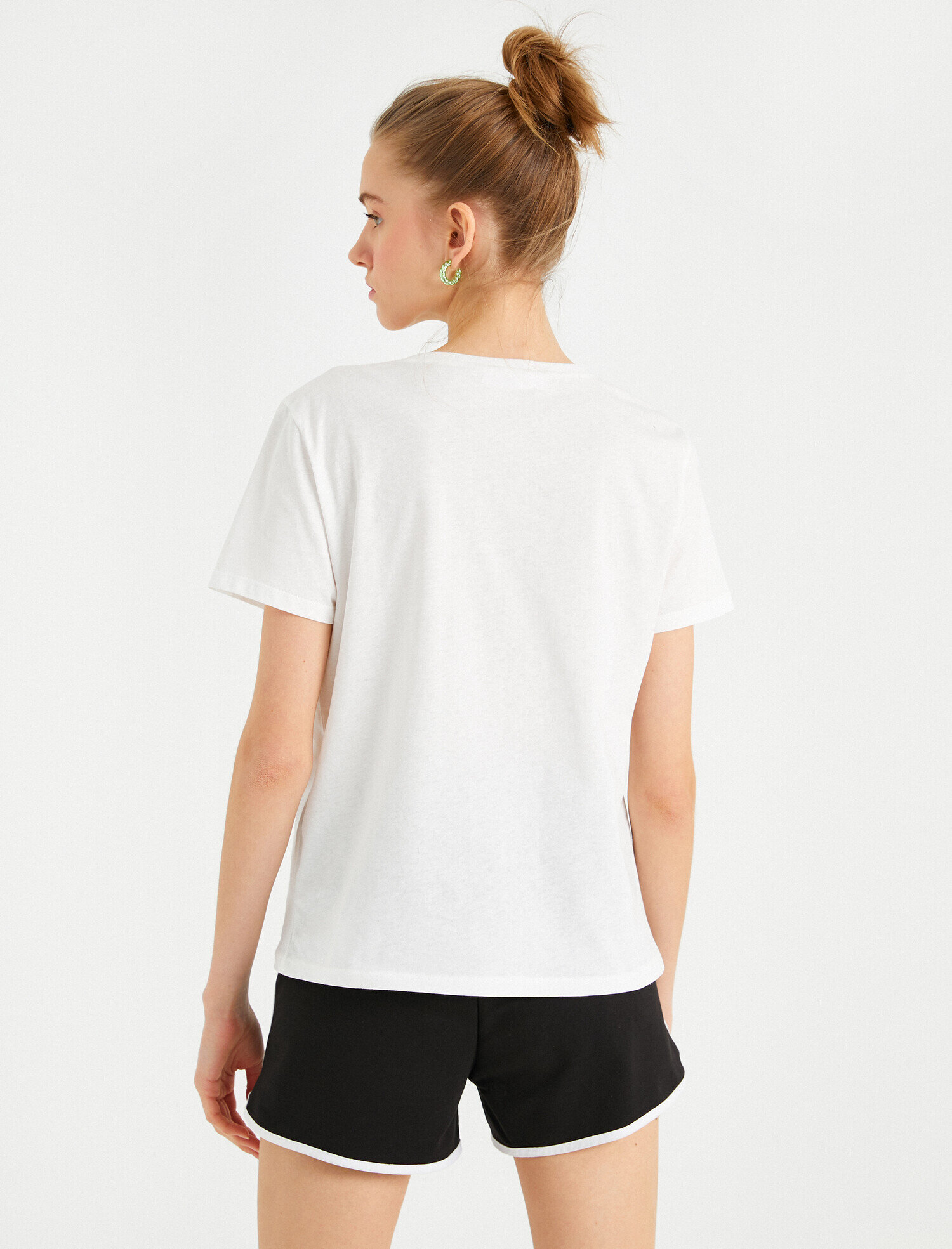   Kısa Kollu Baskılı Tişört