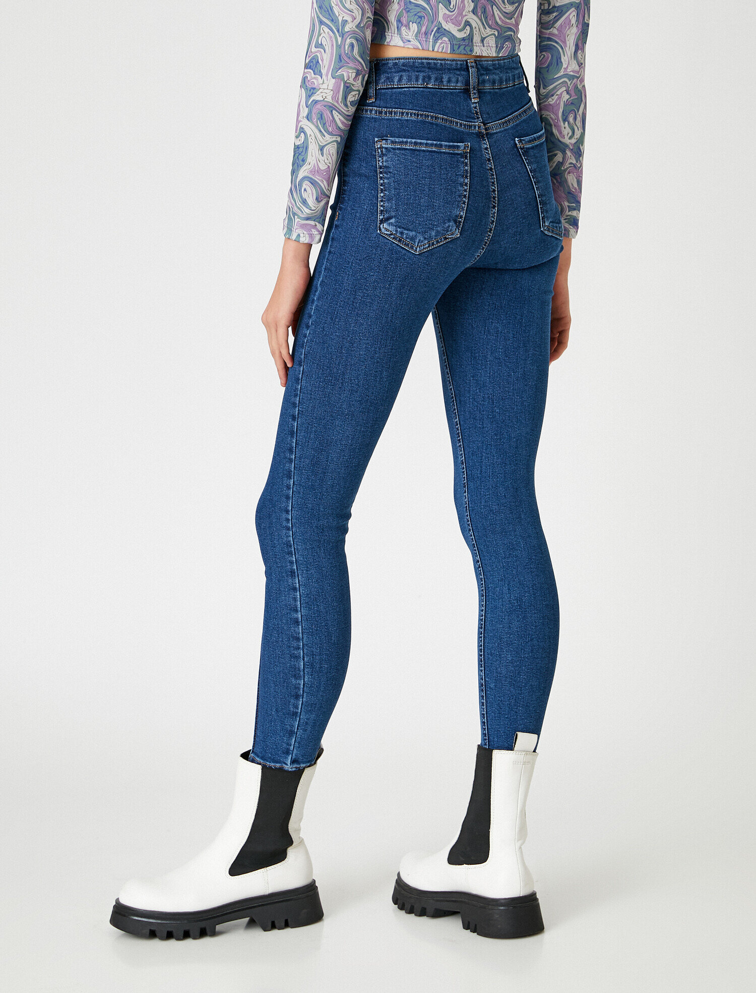   Dar Kesim Kot Pantolon - Skinny Jean