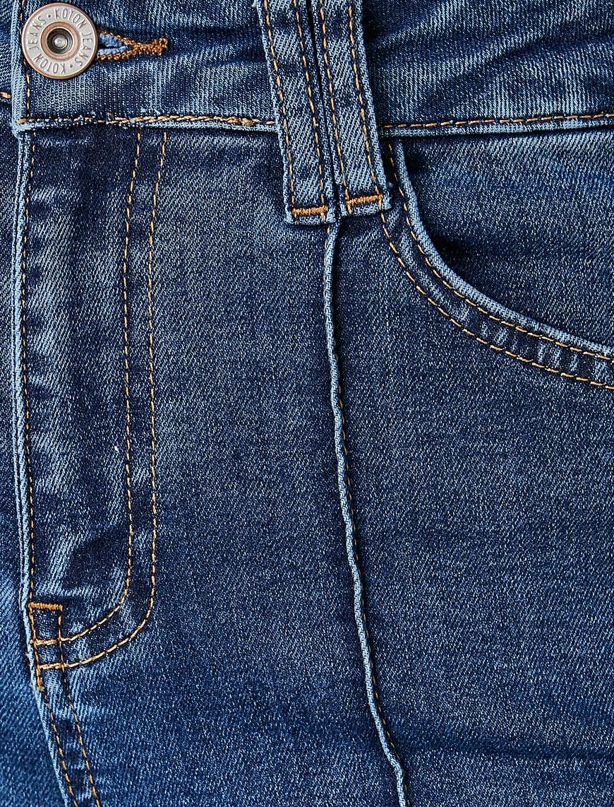   Dar Kesim Kot Pantolon - Skinny Jean