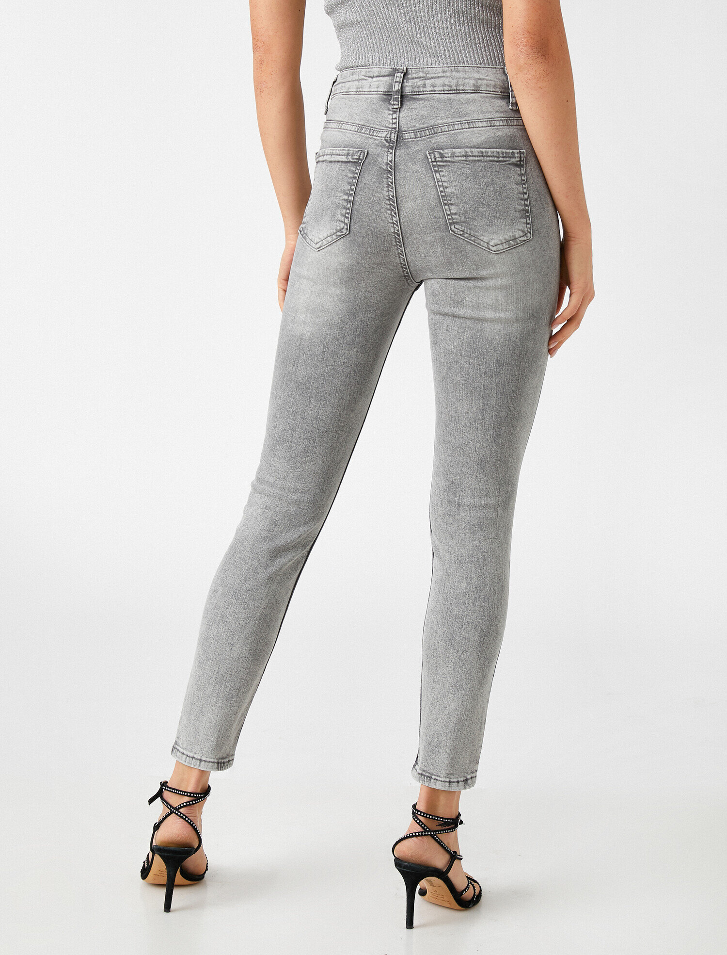   Yüksek Bel Dar Paça Kot Pantolon - Skinny Fit Jean