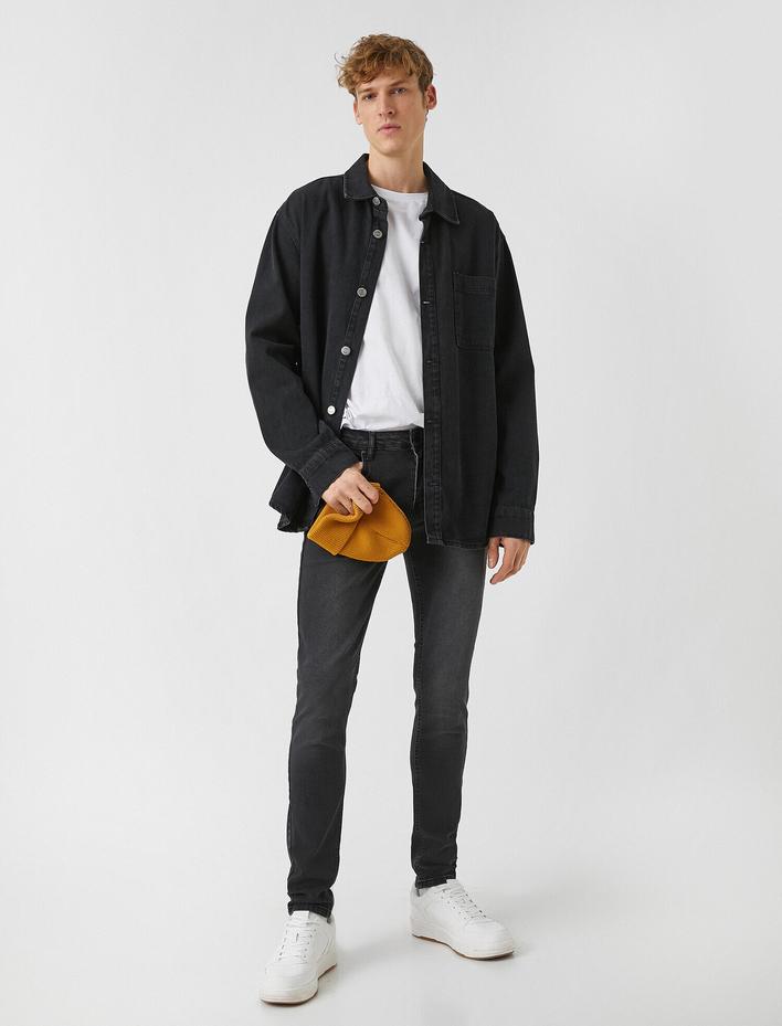  Skinny Fit Kot Pantolon - Michael Jean