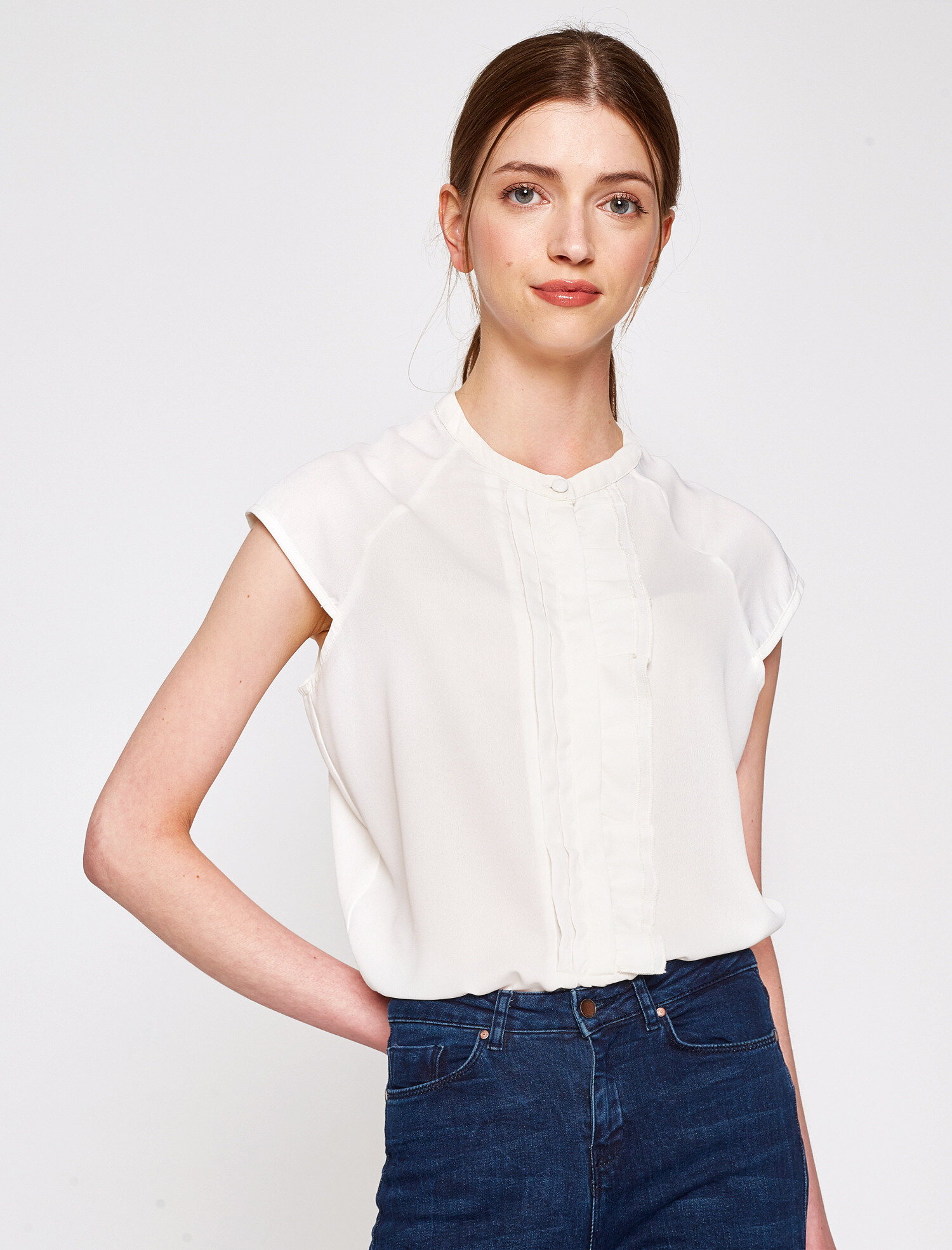   Fırfır Detaylı Bluz