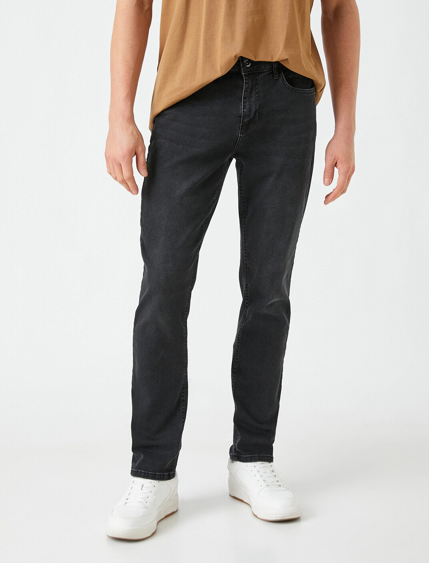Straight Fit Boru Paça Kot Pantolon - Mark Jean