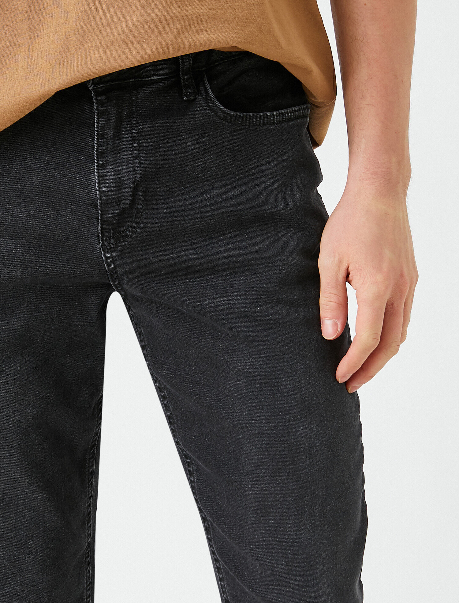 Straight Fit Boru Paça Kot Pantolon - Mark Jean