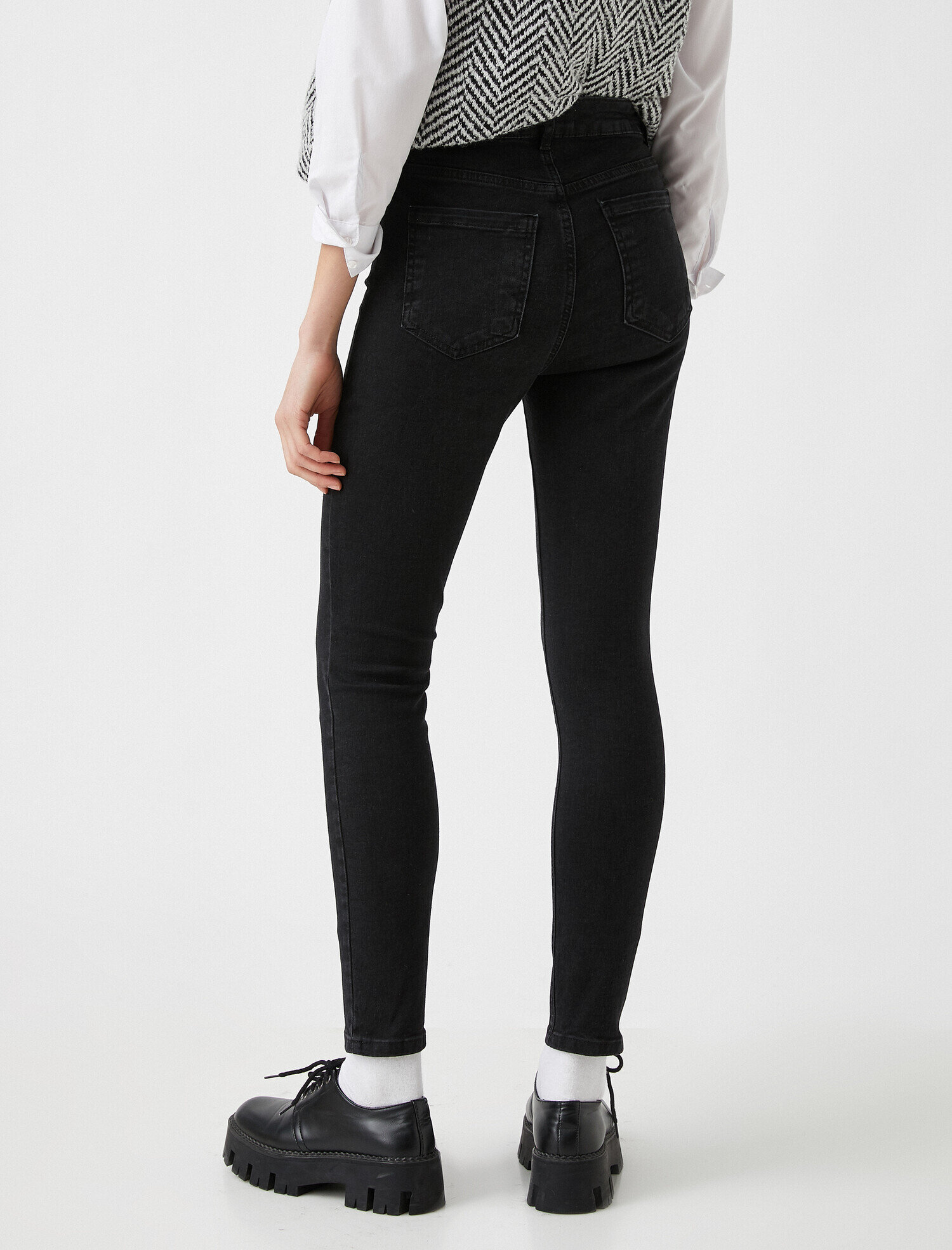 Dar Kesim Kot Pantolon - Skinny Jean