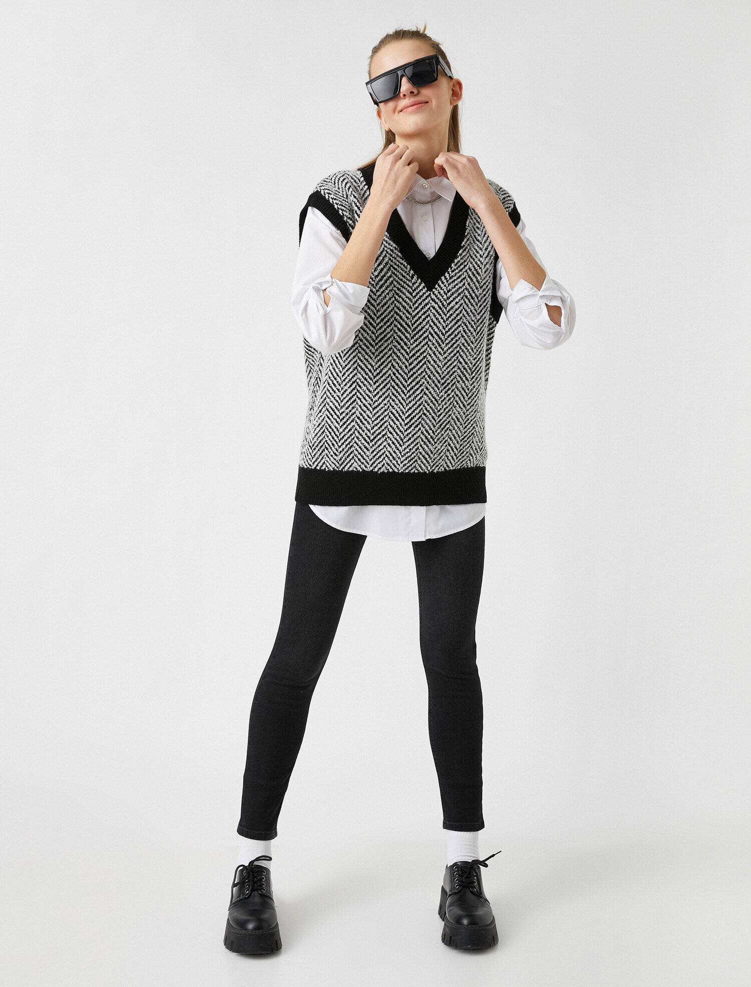 Dar Kesim Kot Pantolon - Skinny Jean