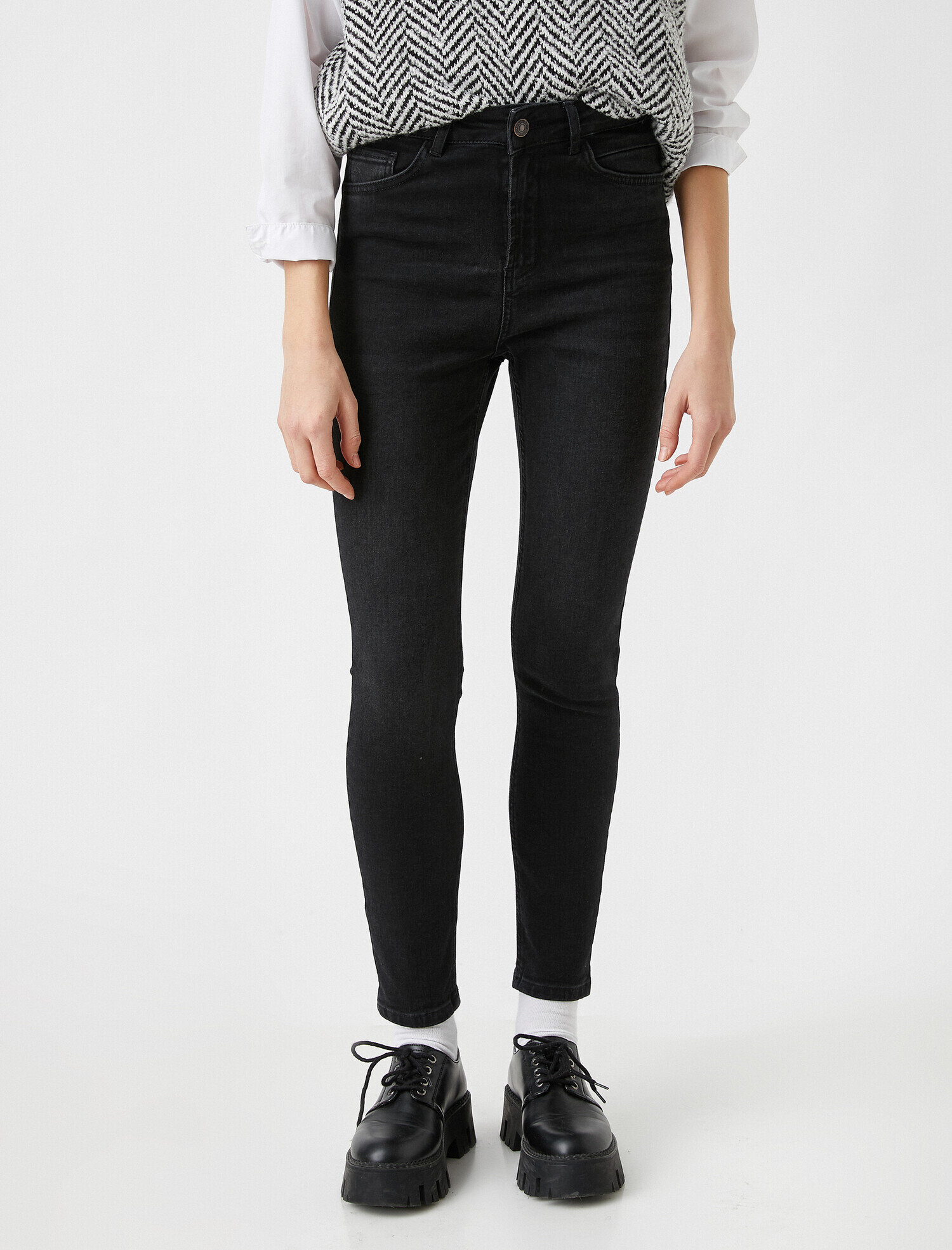 Dar Kesim Kot Pantolon - Skinny Jean