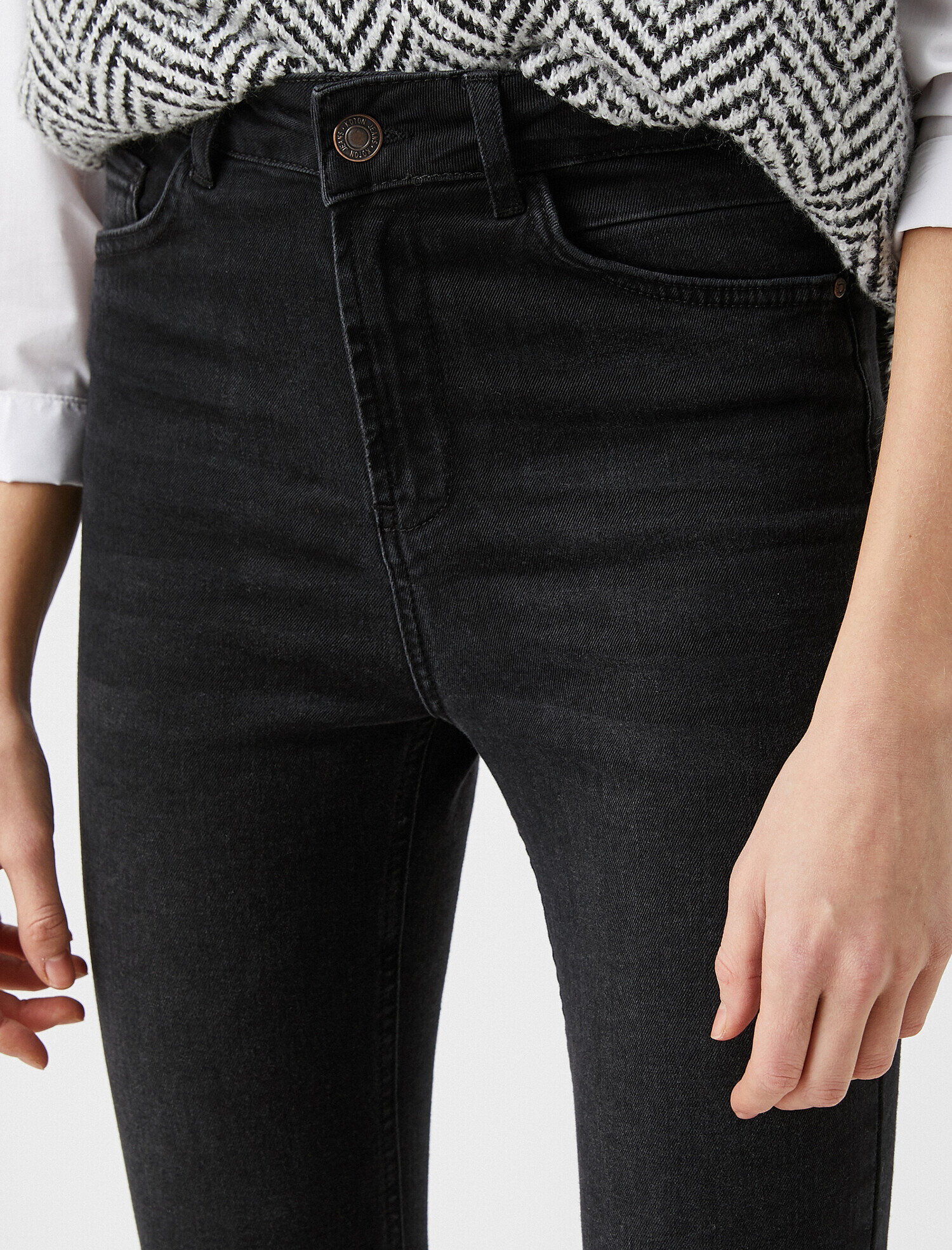 Dar Kesim Kot Pantolon - Skinny Jean