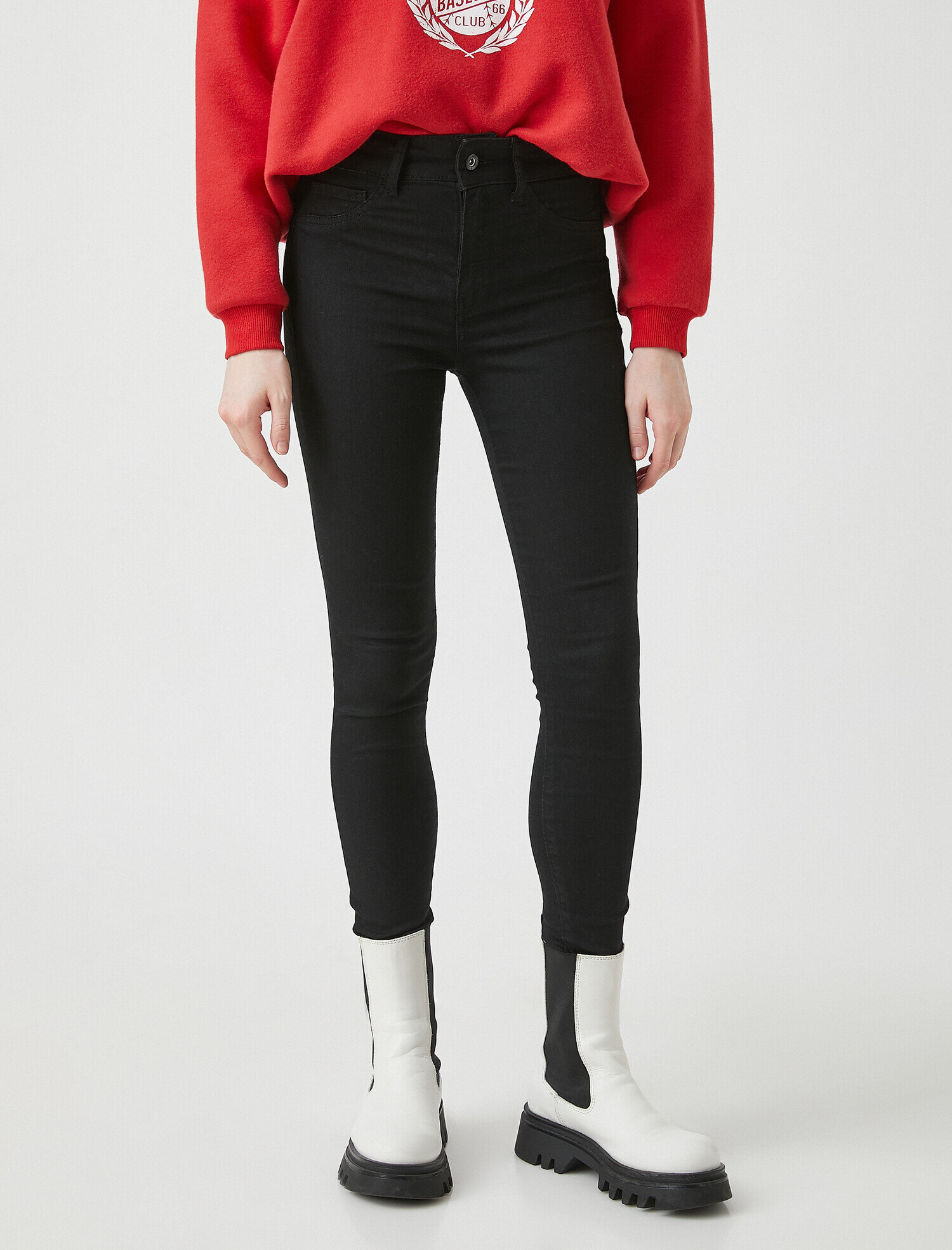   Dar Kesim Kot Pantolon - Skinny Jean