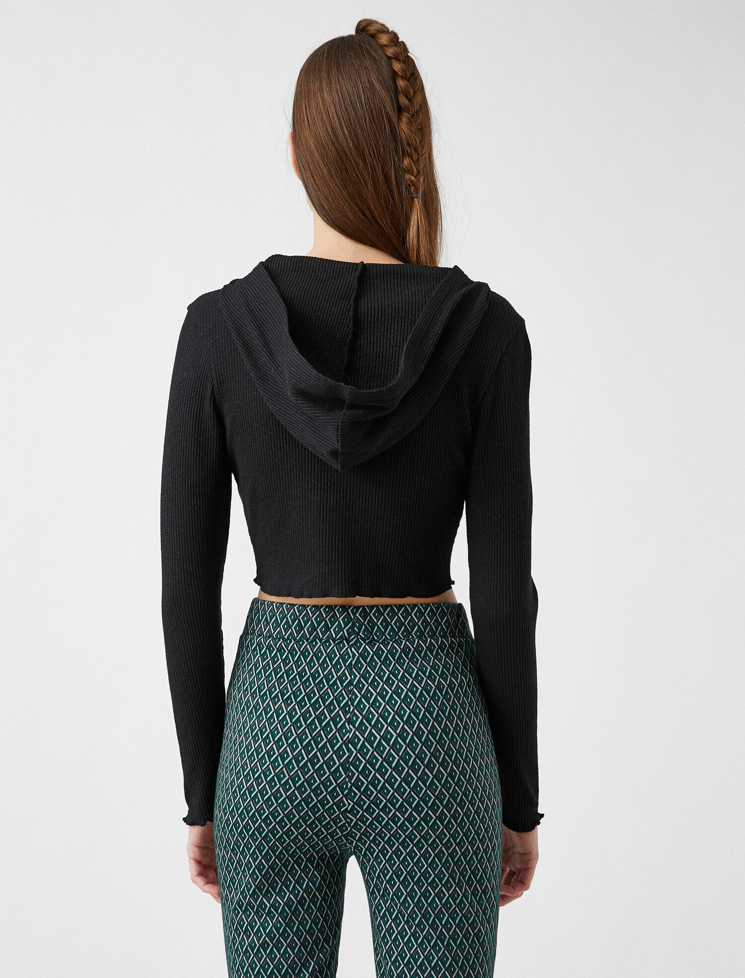   Fermuarlı Fitilli Hırka