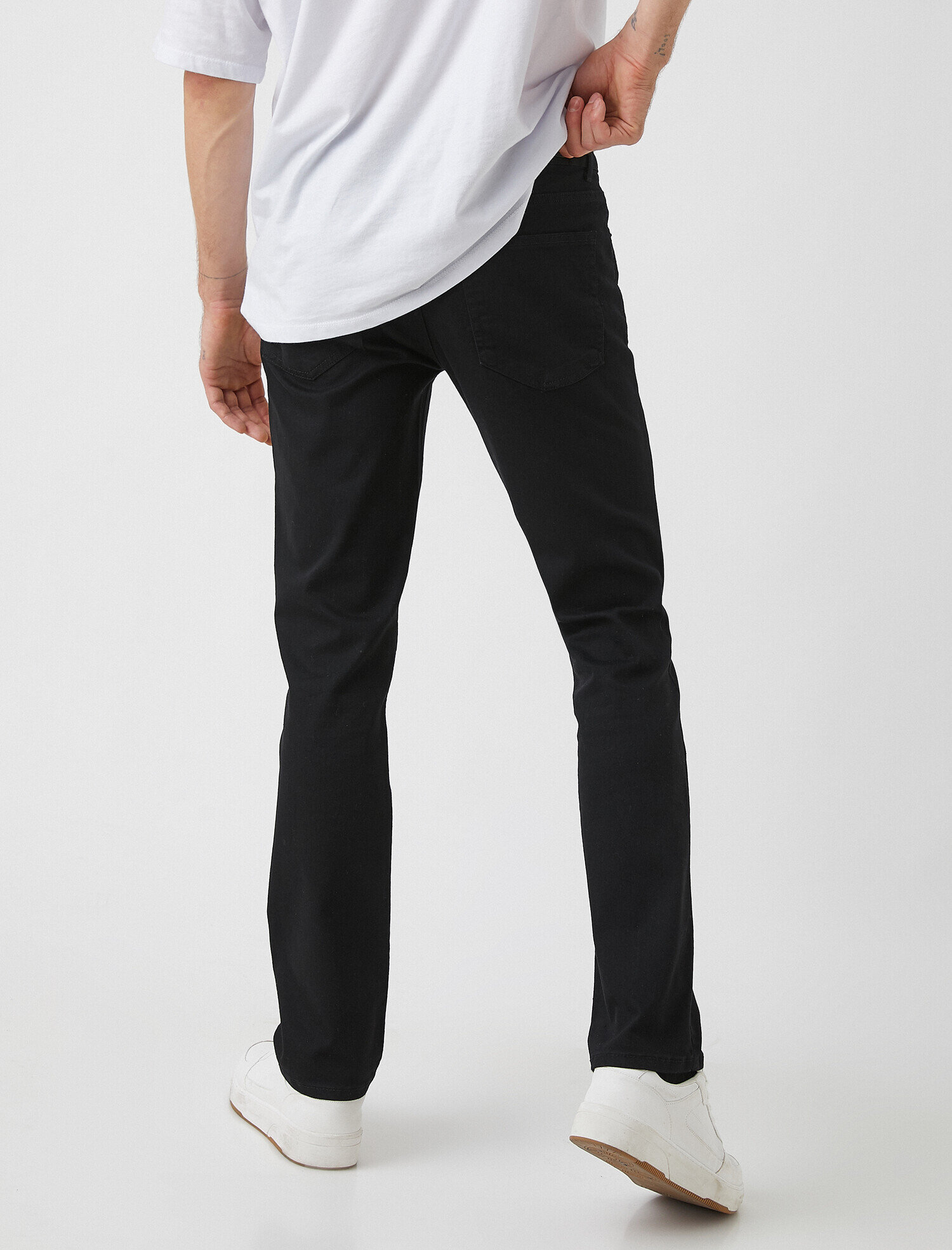   Straight Fit Boru Paça Kot Pantolon - Mark Jean