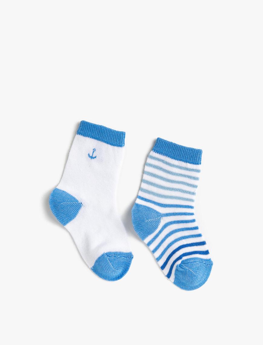  Erkek Bebek Çoklu Çorap Seti