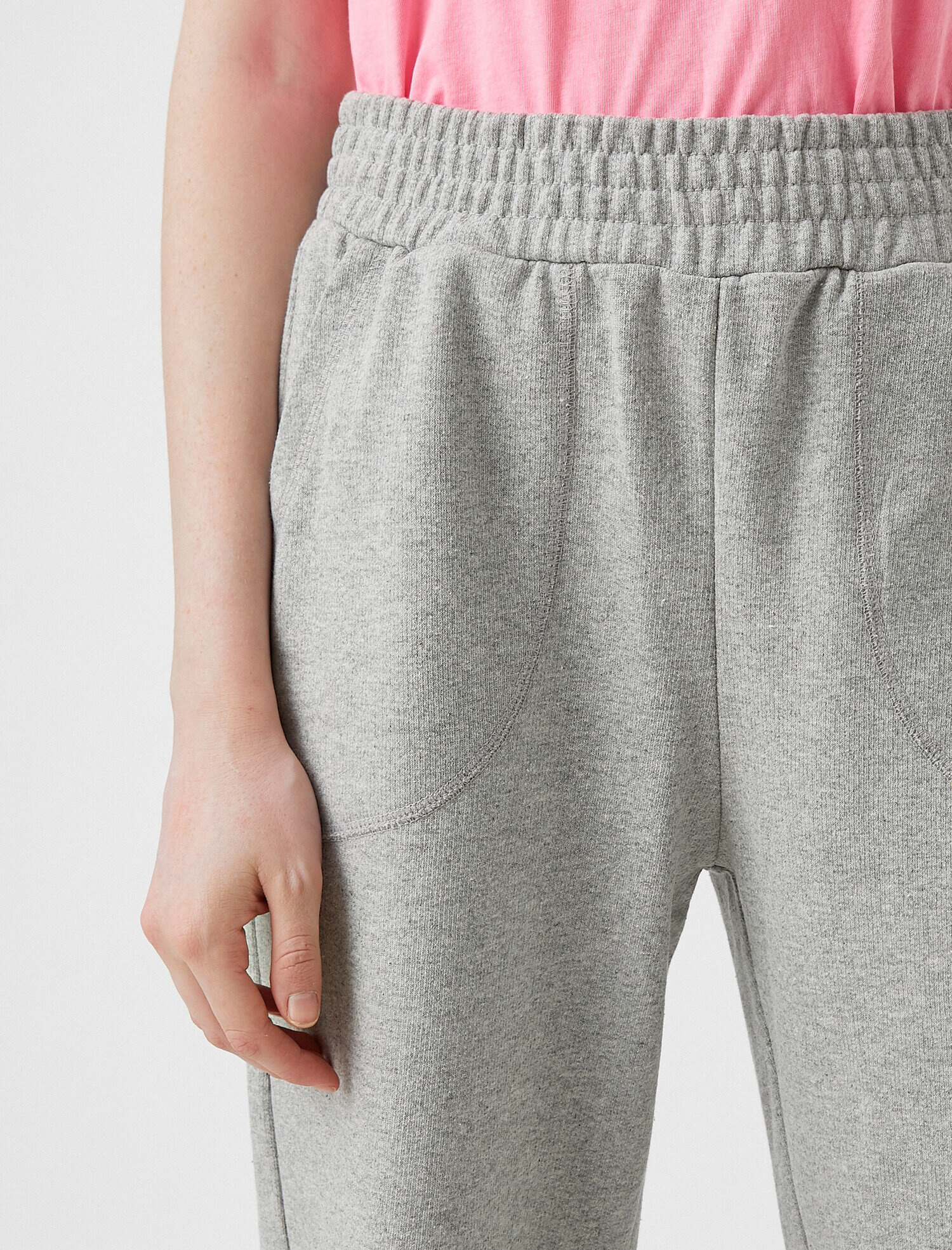 Jogger Eşofman Altı Beli Lastikli Baskılı