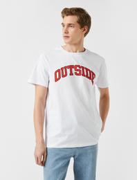 Kolej Baskılı Oversize Tişört