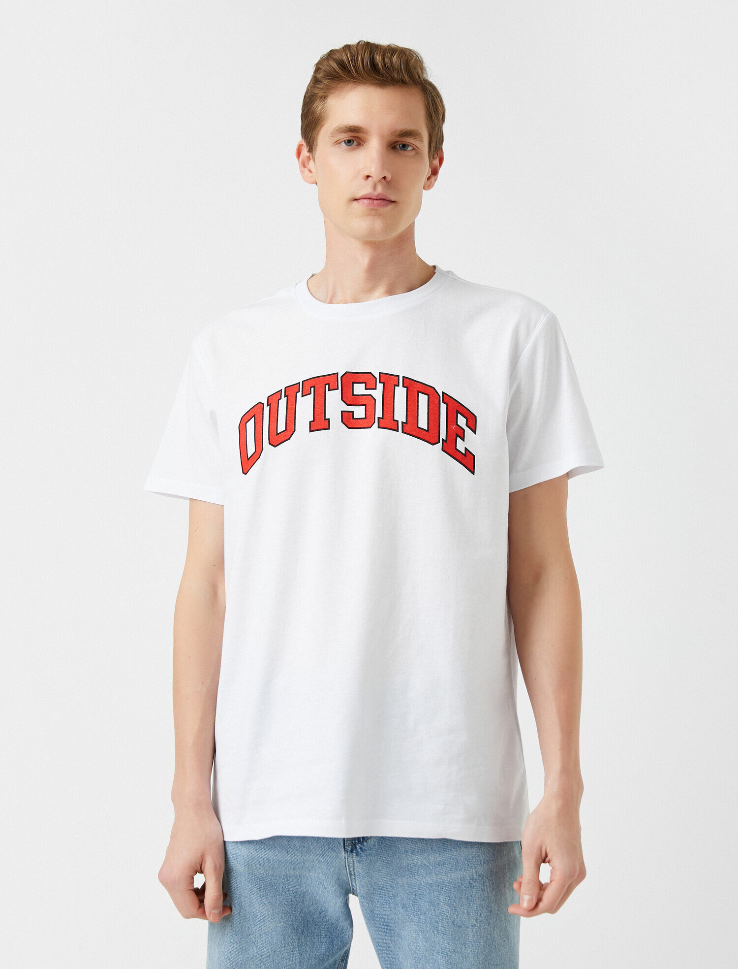   Kolej Baskılı Oversize Tişört